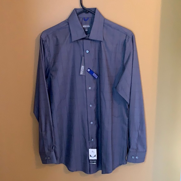 Men’s grey Kenneth Cole button up - Picture 1 of 4